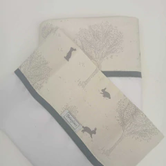 Sabana Colecho Conejitos gris - Babyfant