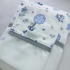 Sabana Cuna Evolutiva 1ra Etapa Arbolitos Azules - Babyfant