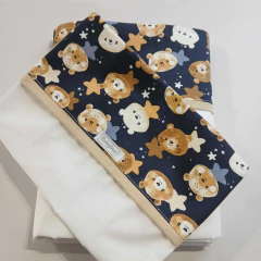 Sabana Practicuna Caritas Fondo Azul - Babyfant