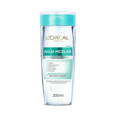 L`Oréal Agua Micelar Piel Mixta 200ml (7509552801514)