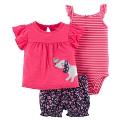 Set 3 piezas Body, Remera y Short