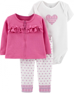 Set 3 piezas Body, Campera y Pantalón