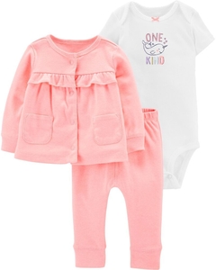 Carter`s set 3 piezas body,campera y pantalon