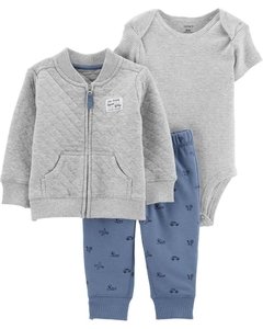 Set 3 piezas Body, Campera y Pantalón