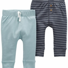 Carte´S Pack 2 Pantalones Celeste Azul