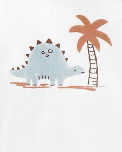 Carters Set 3 Piezas Osito-Pijama Body Mangas Cortas Pantalon Dinosaurios - comprar online