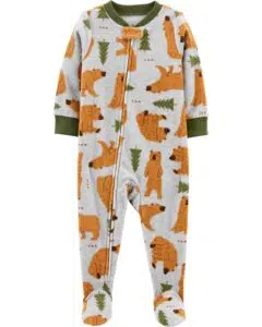 Carter´s Osito-Pijama micropolar cierre Osos