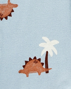 Carters Set 3 Piezas Osito-Pijama Body Mangas Cortas Pantalon Dinosaurios en internet