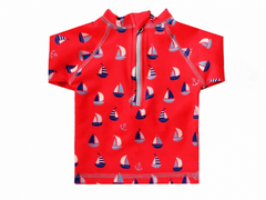 Remera m.larga Ships rojo - comprar online
