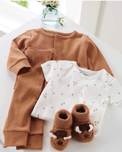 Carter´s Set 3 Piezas Body Mangas Cortas Campera Pantalon - comprar online