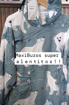 Pijamas Buzo Manta Corderito Oversize Diseños Varios Premium -
