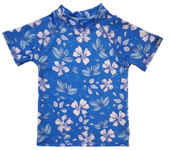 REMERA SUMMER DREAM CON PROTECCION SOLAR CELESTE OSCURO