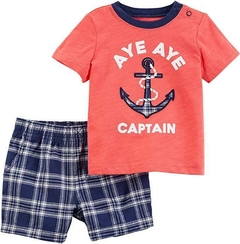 SET DE 2 PIEZAS REMERA Y SHORT