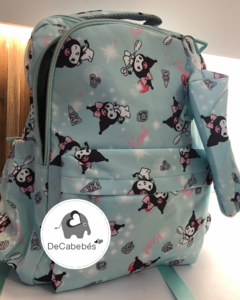 Mochila de Escuela Kuromi Reforzada Importada - - comprar online