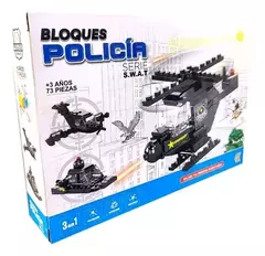 Bloques Policía Swat Para Armar 3 en 1