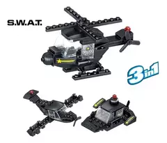 Bloques Policía Swat Para Armar 3 en 1 - comprar online