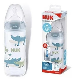 Mamadera First Choice Nuk C/Control De Temperatura 6 a 18 Meses - comprar online