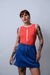 Body vermelho Hering x Cris Barros - Tamanho G - loja online
