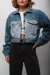 JAQUETA JEANS CROPPED - comprar online