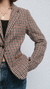 BLAZER CURTO XADREZ - Cherry 