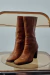Bota de couro caramelo 35 - loja online