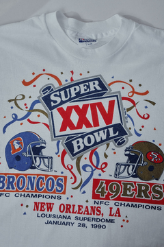 Camiseta Comemorativa Super Bowl 1989 Vintage Hanes - comprar online