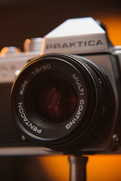 Praktica MTL3 – Clássica e em Perfeito Estado - Cherry 