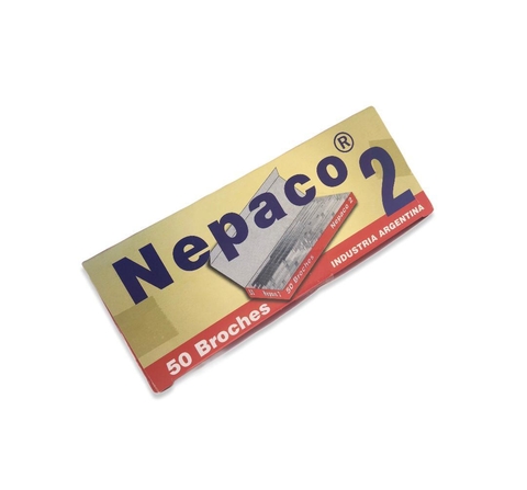 BROCHES NEPACO METAL 2 50 UNID