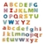 Letras magnéticas ABC - 52 piezas - Hape