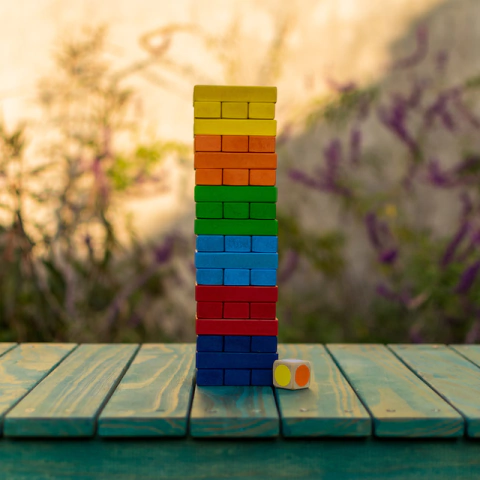 Jenga de colores - Kurimi