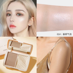 Duo Blush e iluminador Beauty Make up - Novo - tienda online