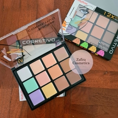 Paleta de correctores "Correctivo 12 Cores Professional" - Ruby Rose