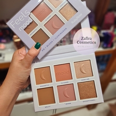 Paleta de rubores, contorno e iluminador FEELS MOOD- Ruby Rose
