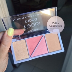 Paleta de Blush e Iluminador Feels Mood HB 7529/1 - RubyRose