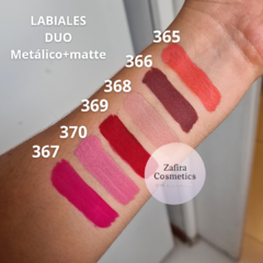 Labial DUO Metalico + matte - Ruby Rose - comprar online
