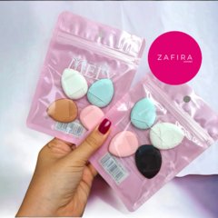 Pack de 4 mini esponjas de maquillaje