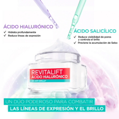 Revitalift Acido Hialuronico Gel Crema Rellenador - Loreal - Zafira Cosmetics