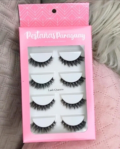 Pack de 5 pestañas postizas MODELO LASH QUEENS - Pestañas Paraguay By Patricia Olmedo