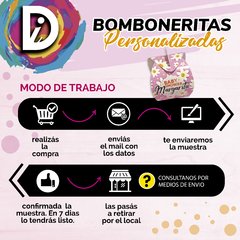 Caja Bombonera Personalizada Souvenir X 20 Unidades en internet