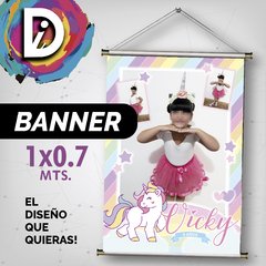 Banner Colgante 1x 0.70 Gigantografias Lona Impresa Eventos