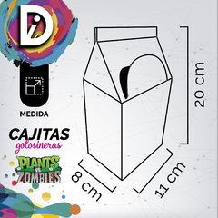 Milkbox Cajitas Golosineras Personalizadas Plantas Vs Zombie en internet