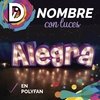 Nombre Con Luces Cartel P/ Dormitorio Candy Babyshower
