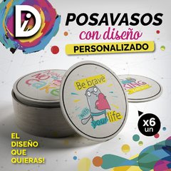 Posavasos Personalizados De Pvc 3mm C/tus Logos Y Frases