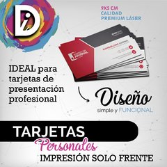 100 Tarjetas Personales Full Color Diseño Incl.