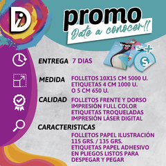 PROMO FOLLETOS + STICKER - comprar online
