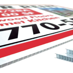 Carteles Señalética Corrugado Plástico - 65X100 CM - 3 UNIDADES - comprar online