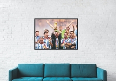CUADROS SELECCION - CAMPEON DEL MUNDO 2022 - 60 x 40 cm en internet