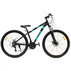 Bicicleta Mountain Bike Rodado 29 negra y verde Talle L Randers BKE-2129-LB