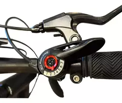Bicicleta Mountain Bike Rodado 29 negra y verde Talle L Randers BKE-2129-LB - Argentrade Gym