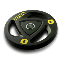 Disco de goma virgen con agarre de 2,5 kg. Ziva